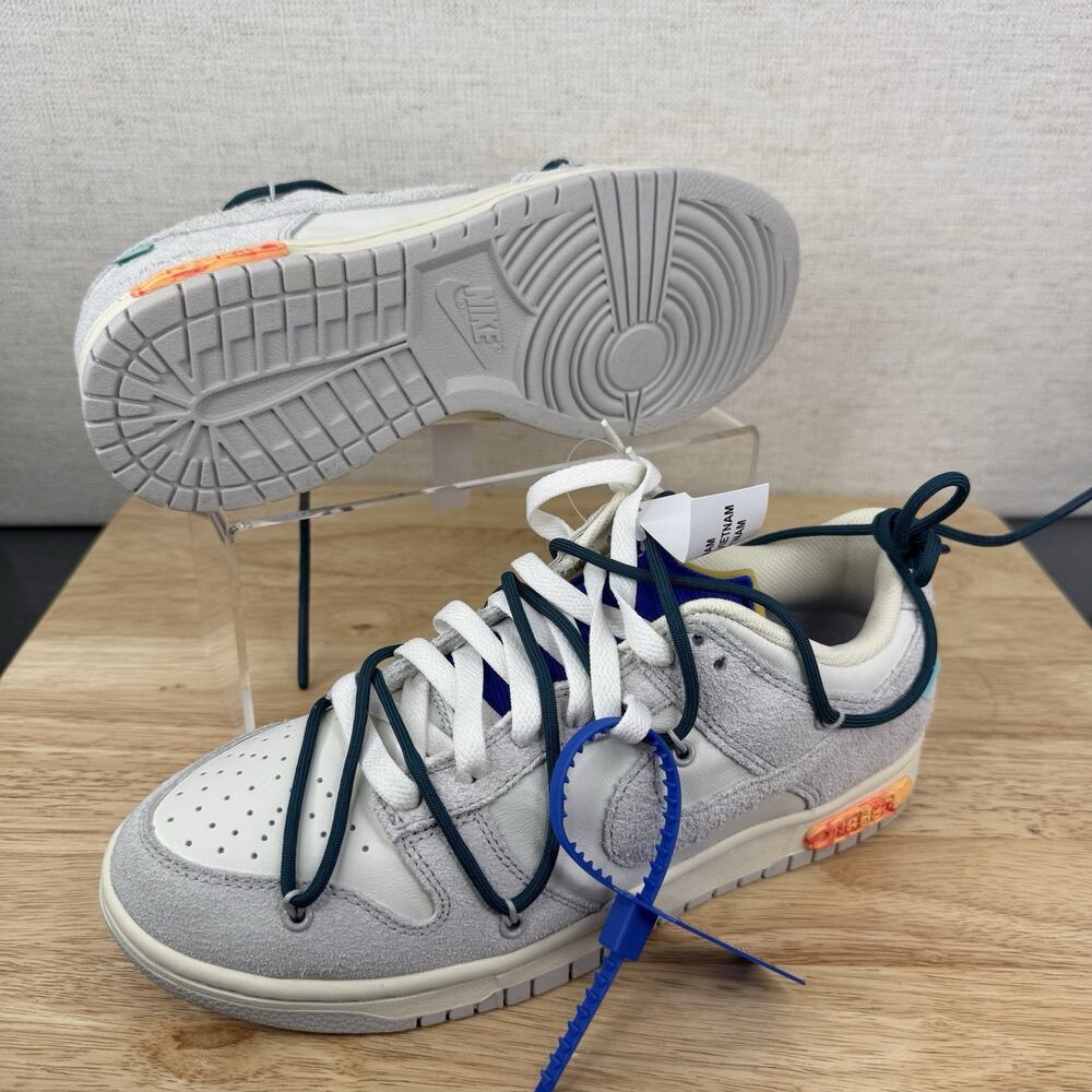 Nike Dunk Low x Off-White Lot 16 of 50 2021 Sneakers Shoes DJ0950-111 New Size 8